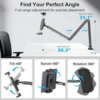 Portable Monitor Stand 15.6", Heavy Duty Tablet Arm Mount with Desk Clamp - Image 5