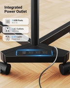 PERLESMITH Rolling TV Stand with Power Outlet for 23–60 Inch TVs - Image 3