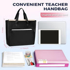 Ytonet Rolling Cart for Teachers with Detachable Dolly & Teacher Tote Bag - Image 3