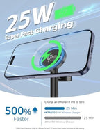 25W Mag-Safe Charger 3 in 1 Charging Station for iPhone Apple Watch AirPods - Image 2