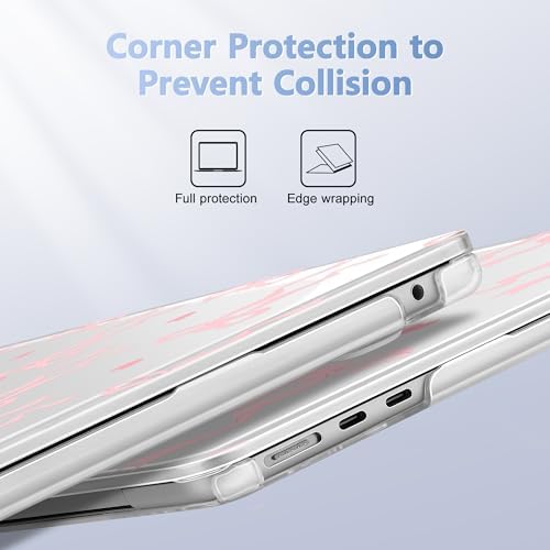 Case for 2026/2025/2024/2023 MacBook Air 15-inch Laptop Release M5 A3448 /M4 A3241 /M3 A3114 /M2 A2941, Stylish Protective Hard Shell Cover for MacBook Air 15.3 inch, Bow - Image 3