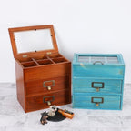 Small Wooden Drawers Wooden Box with Drawer Brown - Image 7