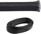 Kable Kontrol PET Expandable Braided Sleeving 3/4” Inch 50’ Ft - Black by KABLEKONTROL%C2%AE