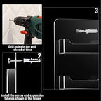 Lincia Acrylic Business Card Holder Wall Mount, 16 Pocket, 21.65'' x 7.87'' - Image 5