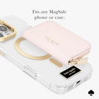 kate spade new york Devin Zip Magnetic Card Holder/Wallet - Chalk Pink - Image 6