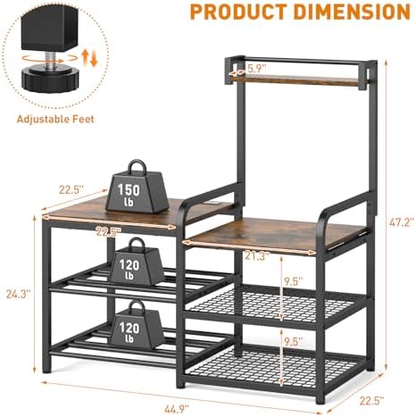 Dual‑Zoned 3D Printer Table with Filament Storage Rack for 2 Printers. - Image 6