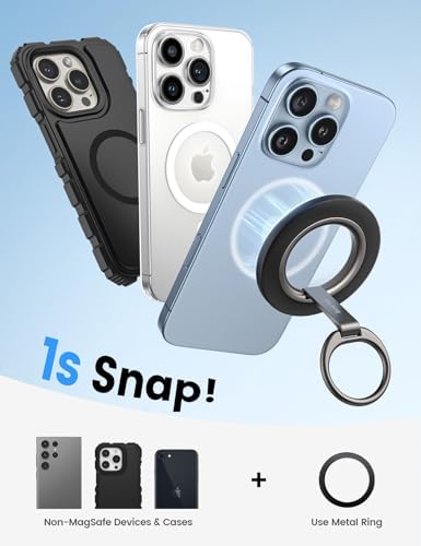 Lamicall Magnetic Phone Ring Kickstand & Rotatable Cord Organizer - Image 6