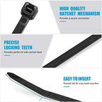 Long Zip Ties Heavy Duty 24 inch, Large Zip Ties with 200 lbs Tensile Strength, Big Cable Ties, Black, 250 Pack, by GAIIAN - Image 6