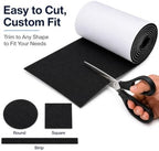 Felt Furniture Pads Self Adhesive Felt Tape for Hardwood Floors (Black, 5"x120") - Image 6