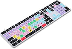 XSKN Final Cut Pro EU US Common Version Silicone Keyboard Cover Skin for 2020-2023 Apple Magic Keyboard with Touch ID and Numeric Keypad A2520 (Left 3 Keys Not Suite for 2024 New One Model) - Image 2