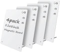 4 Pack Magnetic Board - White Magnet Display Stand by Unknown