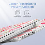 Case for 2026/2025/2024/2023 MacBook Air 15-inch Laptop Release M5 A3448 /M4 A3241 /M3 A3114 /M2 A2941, Stylish Protective Hard Shell Cover for MacBook Air 15.3 inch, Strawberries - Image 3