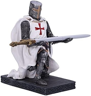 Nemesis Now Knight's Oath Pen Holder, Whilte, 16.8cm, White - Image 5