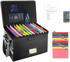 Next of Kin Box Organizer with Labels,Estate Planning Organizer Kit by Tidytech