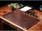 Dacasso Dark Brown Bonded Leather Luxury 6 Piece Desk Set - Blotter Pad & Desk Organization Essentials - Executive Decor and Surface Protector - Image 4