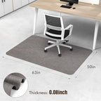 Blvornl Office Chair Mat for Hardwood Floor, Computer Chair Mat, 50"x 63" - Image 4