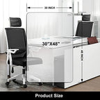 Kuyal Office Chair Mat for Hardwood Floor, 30'' x 48'' Rectangle - Image 6
