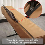 Keyboard Piano Cover Digital Piano Dust Covers Luxury Soft and Premium Surface Thickening Electronic Organ Covering Keyboard Update Encasement (Brown) - Image 5