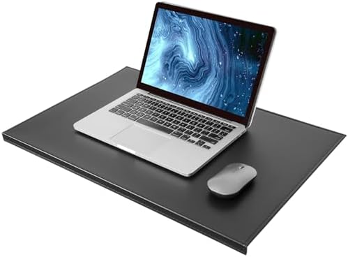 AKOZLIN 27.55”x 18.9" Soft PU Leather Surface Office Desk Mouse Mat Anti-Push Pad with Full Grip Fixation Lip Table Blotter Edge-Locked Protector - Image 2