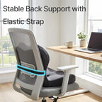 Navizam Lumbar Support Pillow for Office Chair with Memory Foam Cushion - Image 4