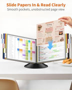Desk Reference Organizer, Document Display Holder, Colored/Horizontal - Image 7