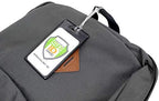Bulk 100 Pack - Bright Backpack ID Luggage Tags for Student Identification Cards - School Name Badge Holder for Backpacks - Business Card Size with Clear Insert Window by Specialist ID(Black) - Image 6