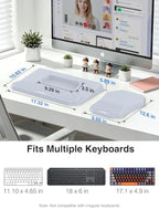 Ergonomic Wrist Rest with Keyboard Stand and Mouse Pad for Easy Typing - Image 5