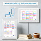 10.1 Inch Digital Calendar+Digital Picture Frame, 2026 Desk Calendar Smart WiFi Planner & Chore Chart, IPS HD Interactive Touchscreen Display Gifts for Women Men, Gifts for Mom Dad - Image 5