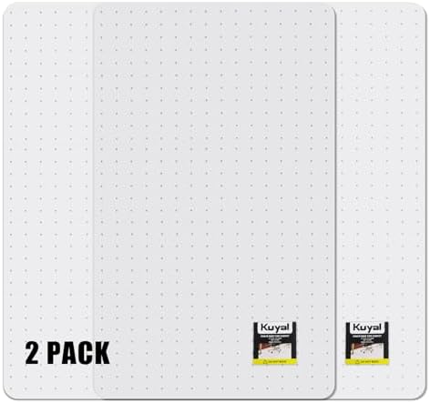 Kuyal Office Chair Mat for Carpet, Set of 2, Heavy Duty Computer Chair Mat by Kuyal