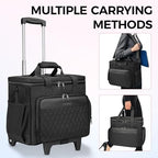 Ytonet X-Large Rolling Teacher Bag with Tote Bag, Rolling Cart for Teacher - Image 6