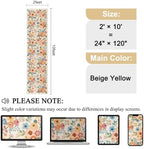 DUKINO 2x10 Runner Rug for Hallway, Washable Kitchen Rugs, Beige Yellow - Image 2
