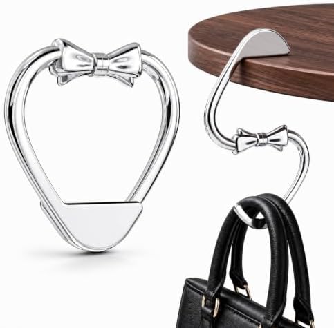 Bow Purse Hook For Table, Folding Purse Hanger, Desk Purse Hook Bag Hook by Unknown