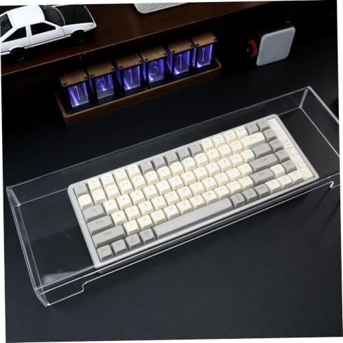 Gadpiparty Clear Acrylic Keyboard Cover Protector Full Size Keyboard Cover for Home Office 18.70 X 6.10 X 1.96 in Dust Water and Spill Protection Easy to Clean 1 Pack - Image 5