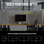 Universal Desk Privacy Panel – Heavy-Duty Desk Divider & Office Partition - Privacy Screen for Workspaces & Cubicles (1-Pack, 48" x 24") - Image 5