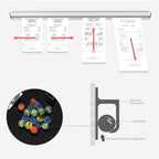 Restaurant Ticket Rack - 16/18/24/28/30" Ticket Check Rack - Commercial Kitchen, Cafes, Pubs, Bars (2 Pcs, 30 Inch) - Image 3