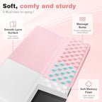 Ospelelf Keyboard Wrist Rest Pad, Comfy Ergonomic Keyboard Stand Riser Holder, Computer Wrist Support Cushion forTyping, Light Pink - Image 3