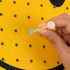 Smile Neon Pegboard Wall Organizer, 15.7 Inches - Image 4