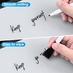 Varhomax Glass Desk Whiteboard with Wireless Charger - Image 5