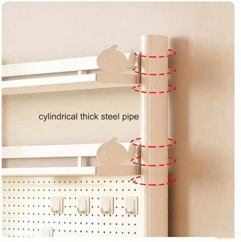 Desk Hutch Shelf with Pegboard for Dorm Office,Desktop Storage Organizer - Image 5
