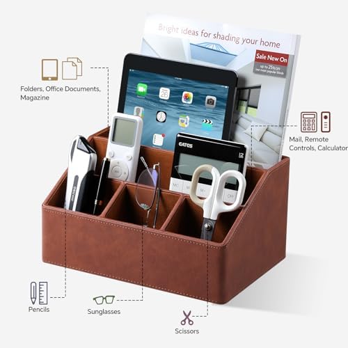 Desk Organizer Caddy Nightstand Organizer Desk Caddy Remote Holder - Image 3