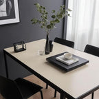 Leather Table Cover, Reversible Double-Sided, 1.8mm Thick, 24x60 Inch, Protector for Rectangular Tables, Waterproof & Oil Resistant for Dining Table, Office Desk, Dresser(Beige+Dark Brown) by Unknown