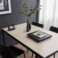 Leather Table Cover,1.8mm Thick,24x48 Inch,Table Protectors for Rectangle,Waterproof Desk Pad, Scratch - Resistant Craft Mat for Dining Table, Office Desk and Art Station (Beige+Dark Brown) by Unknown