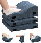 LOCKCURX Under Desk Foot Rest, 3-Level Adjustable Foot Stool (Blue) by LOCKCURX