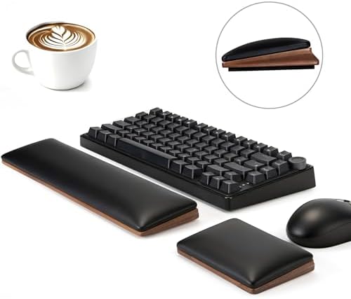 ASFSKY Keyboard and Mouse Wrist Rest Set by ASFSKY