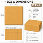 Felt Bulletin Board Tiles, Cork Board Alternative, 48 x 36 in - Image 2