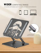 Z-Shaped Laptop Stand for Desk Fits 10"-16" Notebook, Black - Image 6