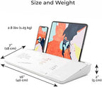 DeskBoard Buddy Desktop Whiteboard + 2 Markers (White with Wireless Charger) - Image 6