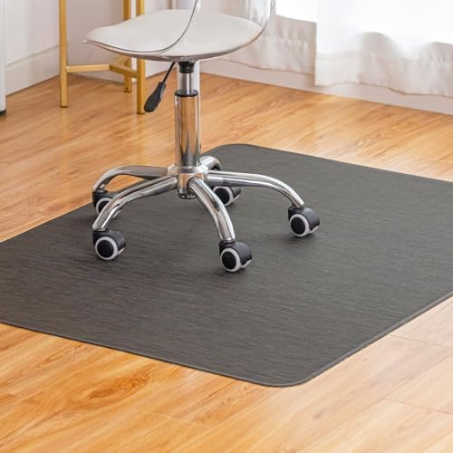 BARoyal Office Chair Mat for Hardwood Floor Under Desk Computer Rolling Chair Mat for Wood/Tile Floor Non-Slip Heavy Duty Desk Rug PVC Plastic Hard Floor Protector 36"x 55" (Espresso) by BAROYAL
