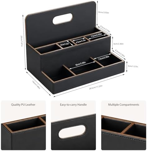 Mail Organizer Countertop, Pencil Holder, Office Supplies File Bill Sorter - Image 3
