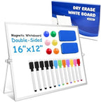 Magnetic Dry Erase Board 16x12 – Double-Sided Whiteboard with Stand - Image 6